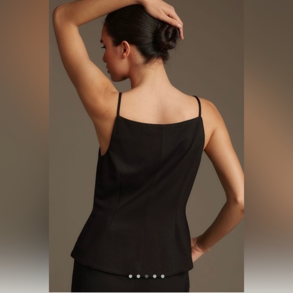 Anthropologie Sunday in Brooklyn Ponte Apron Vest in Black - Picture 8 of 9